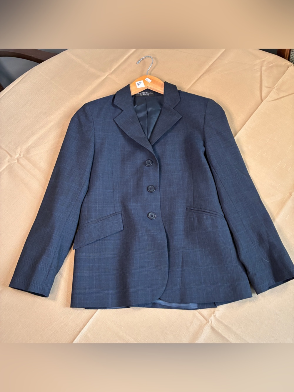 RJ Classics Women 16R Show Navy Stripped Show Coat Blazer